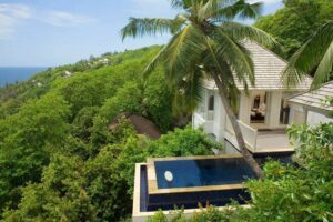 infinity pool Banyan Tree Seychelles