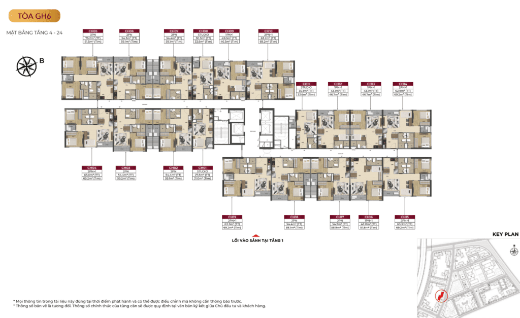 Layout GH-6 Glory Heights Vinhomes Grand Park