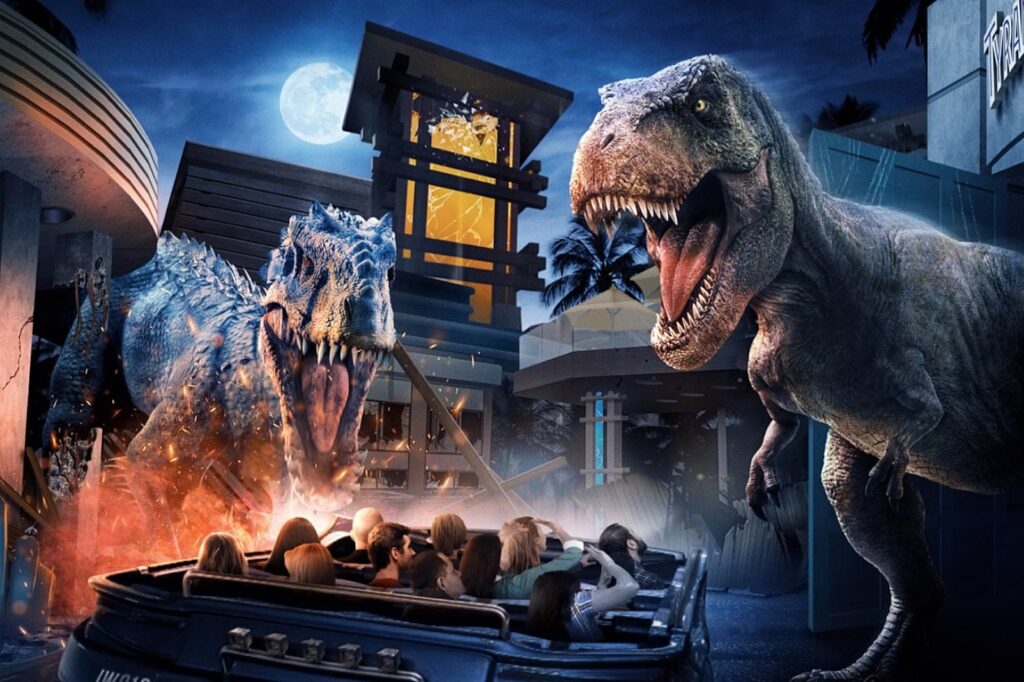 Jurassic Park The Ride của Universial Studios