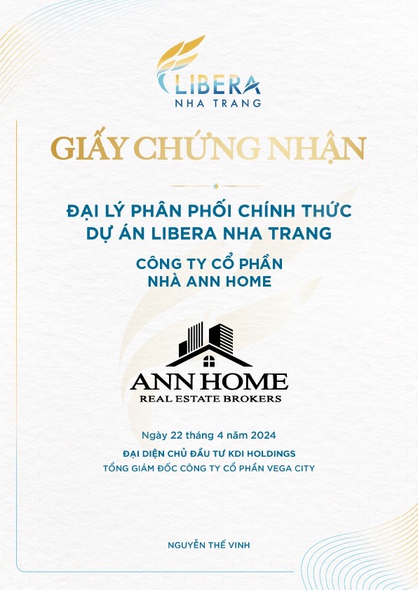 ANN HOME phan phoi chinh thuc Libera Nha Trang