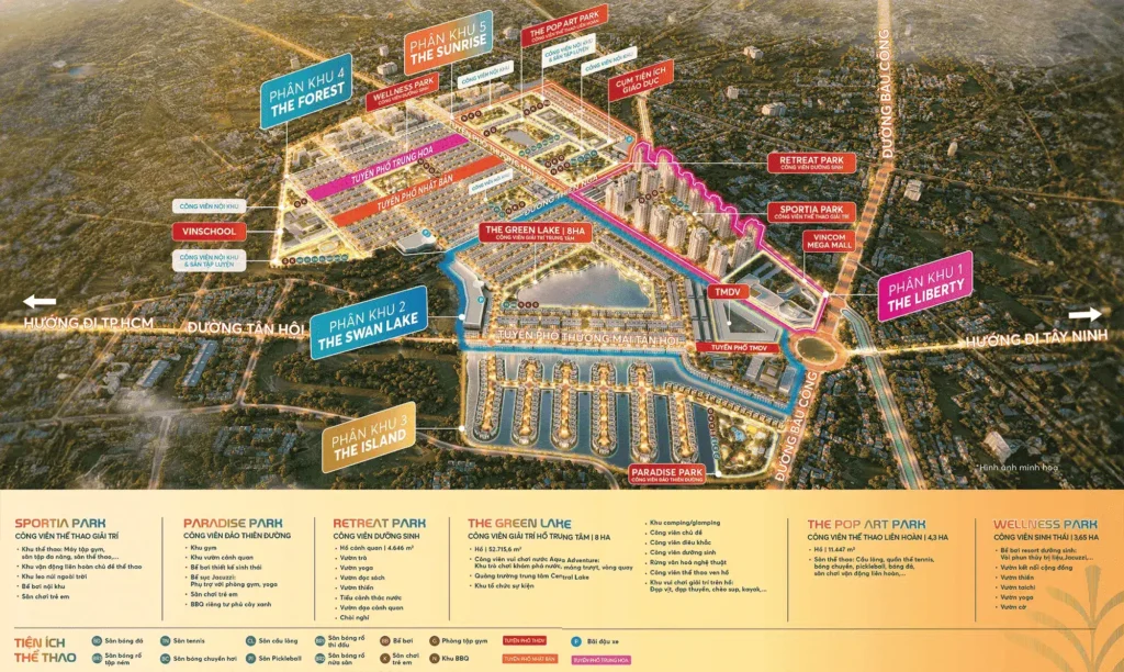 Tổng quan tiện ích Vinhomes Green City