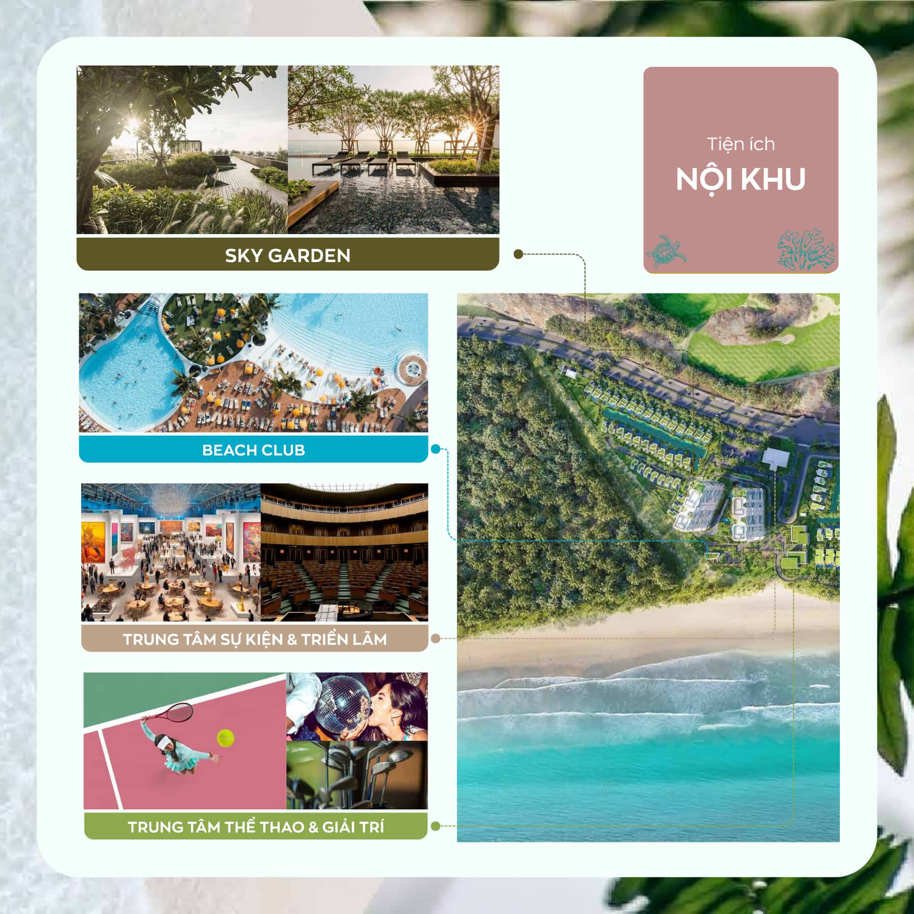 Tiện ích nội khu tại Maia Resort Hồ Tràm