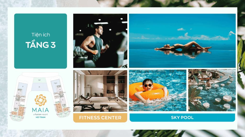 Tiện ích nội khu tầng 3 Maia Hồ Tràm