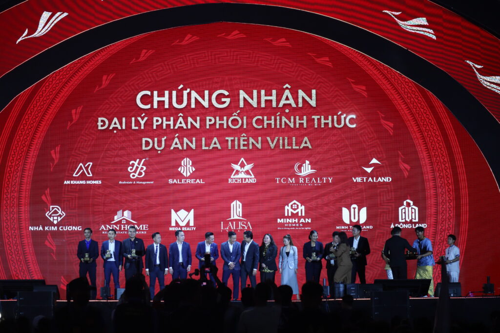 Chứng nhận đại lý phân phối chính thức dự án La Tiên Villa