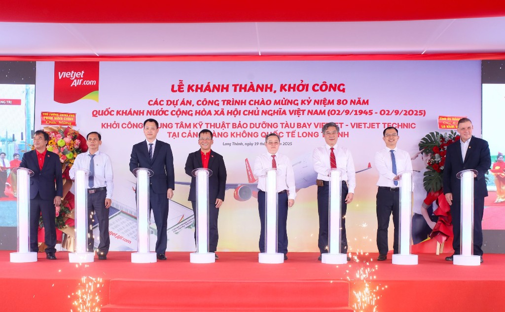 Vietjet khởi công trung tâm bảo dưỡng
