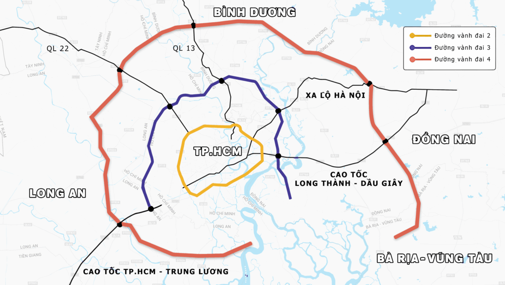Vành đai 4 TP.HCM kết nối liên vùng