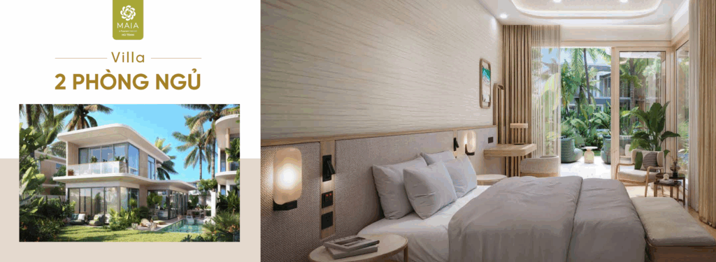 2 Phòng ngủ villa Maia Resort Hồ Tràm