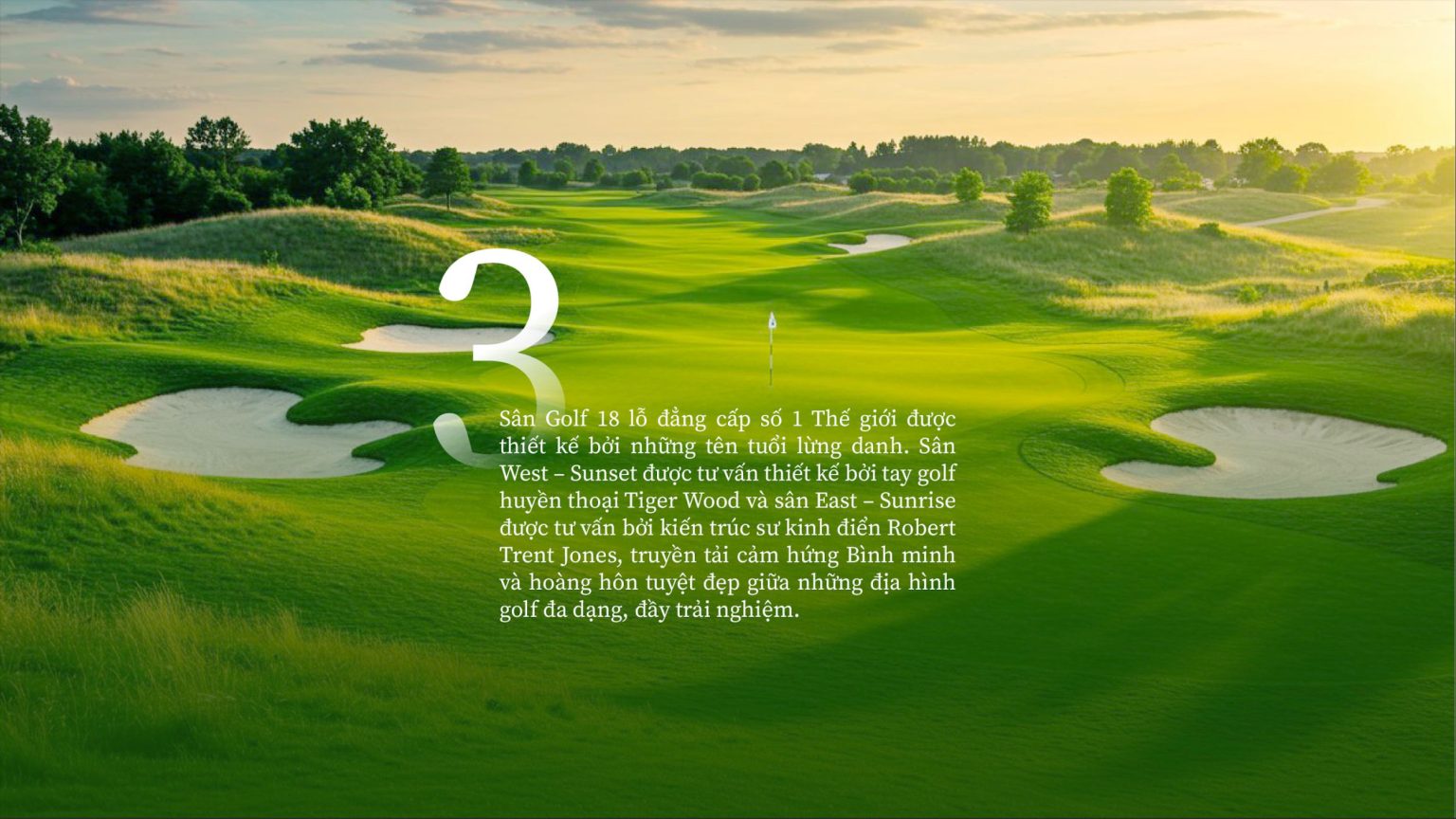 Sân Golf đạt chuẩn quốc tế
