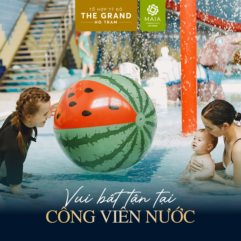 Công viên nước tận gưởng giải trí bất tận