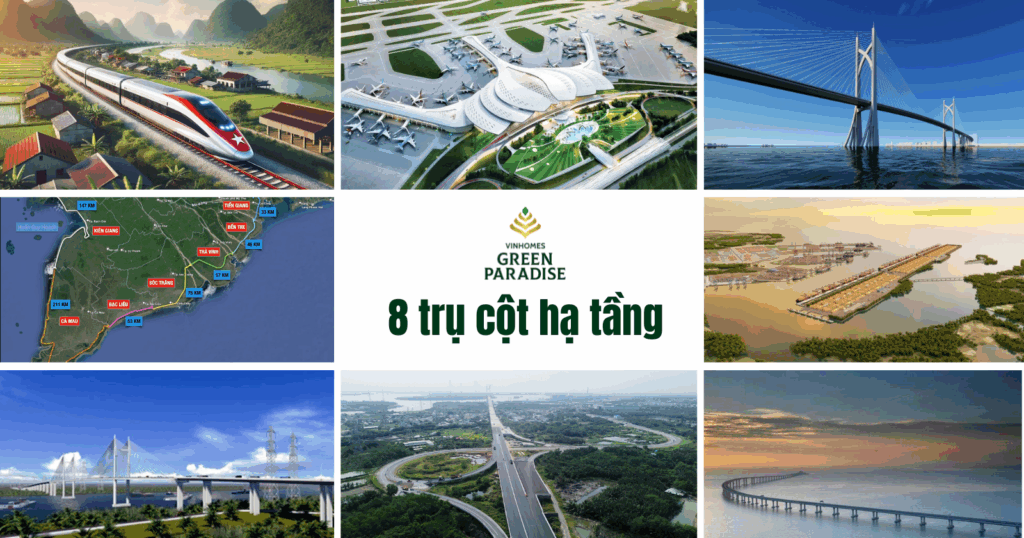 Vinhomes Green Paradise Cần Giờ và 8 trụ cột hạ tầng không thể thay thế