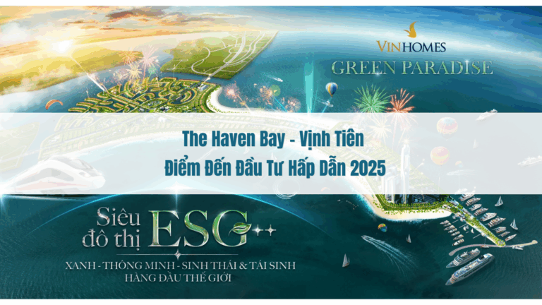 The Haven Bay - Vịnh Tiên. Điểm đến đầu tư hấp dẫn 2025