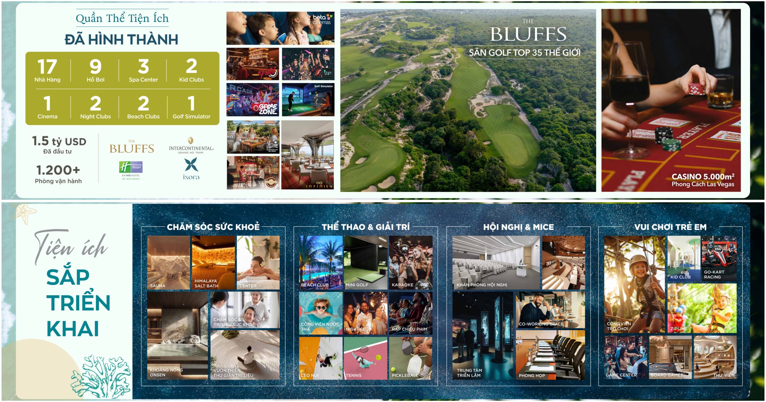 Tổ hợp tiện ích tỷ đô tại The Grand Hồ Tràm