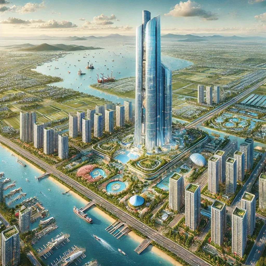 Toàn cảnh tháp Hải Đăng 108 tầng