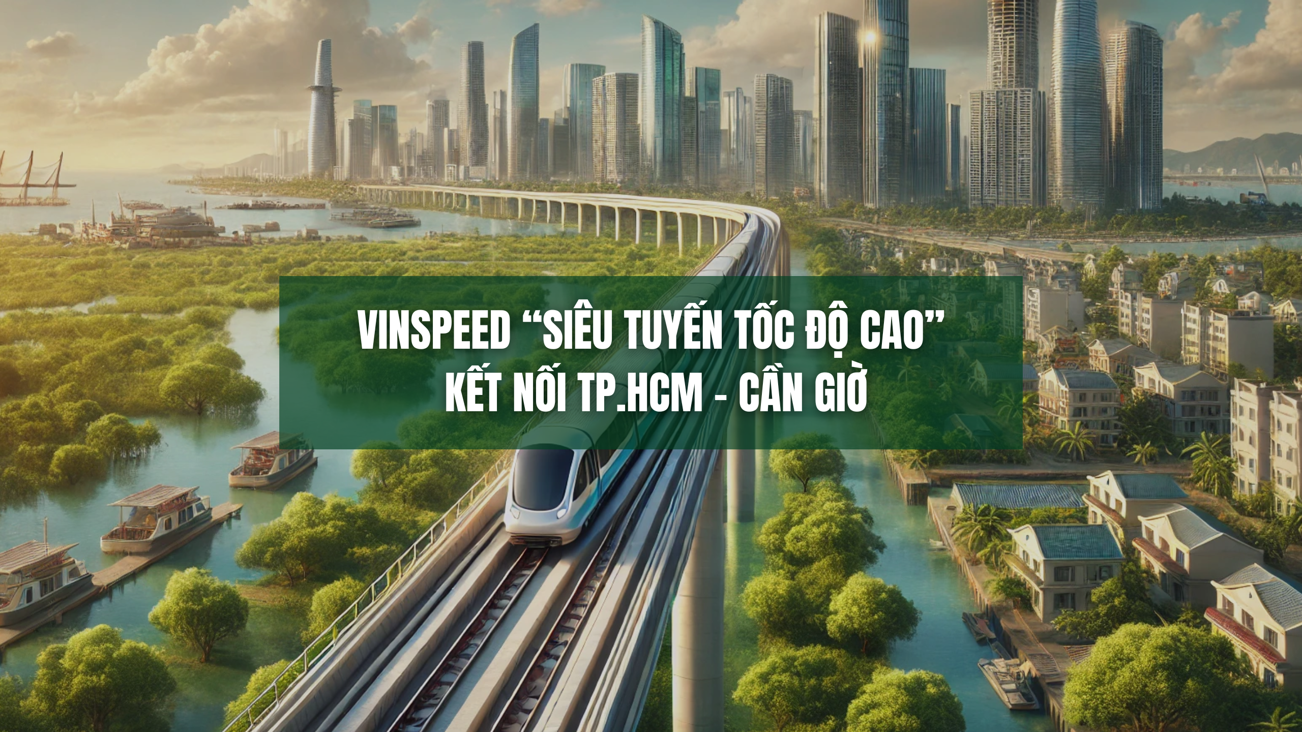 VinSpeed Siêu tuyến tốc độ cao kết nối TP.HCM - Cần Giờ