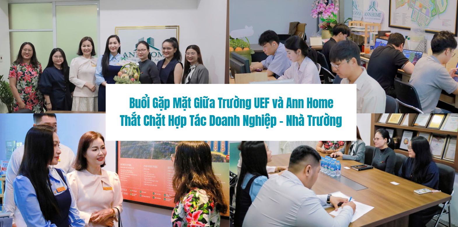 Buổi gặp mặt giữa trường UEF và AnnHome thắt chặt hợp tác Doanh nghiệp - Nhà Trường