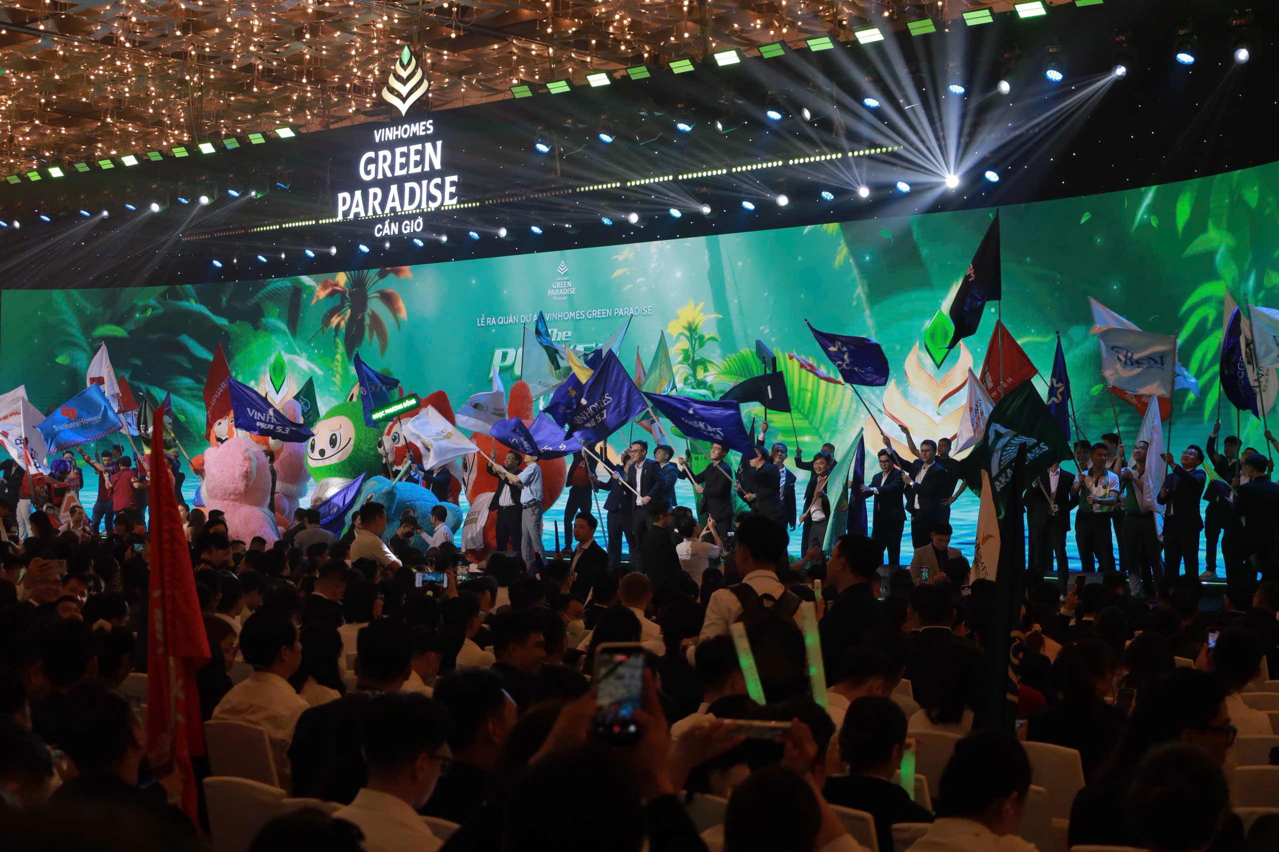 Không khí sôi động của sự kiện