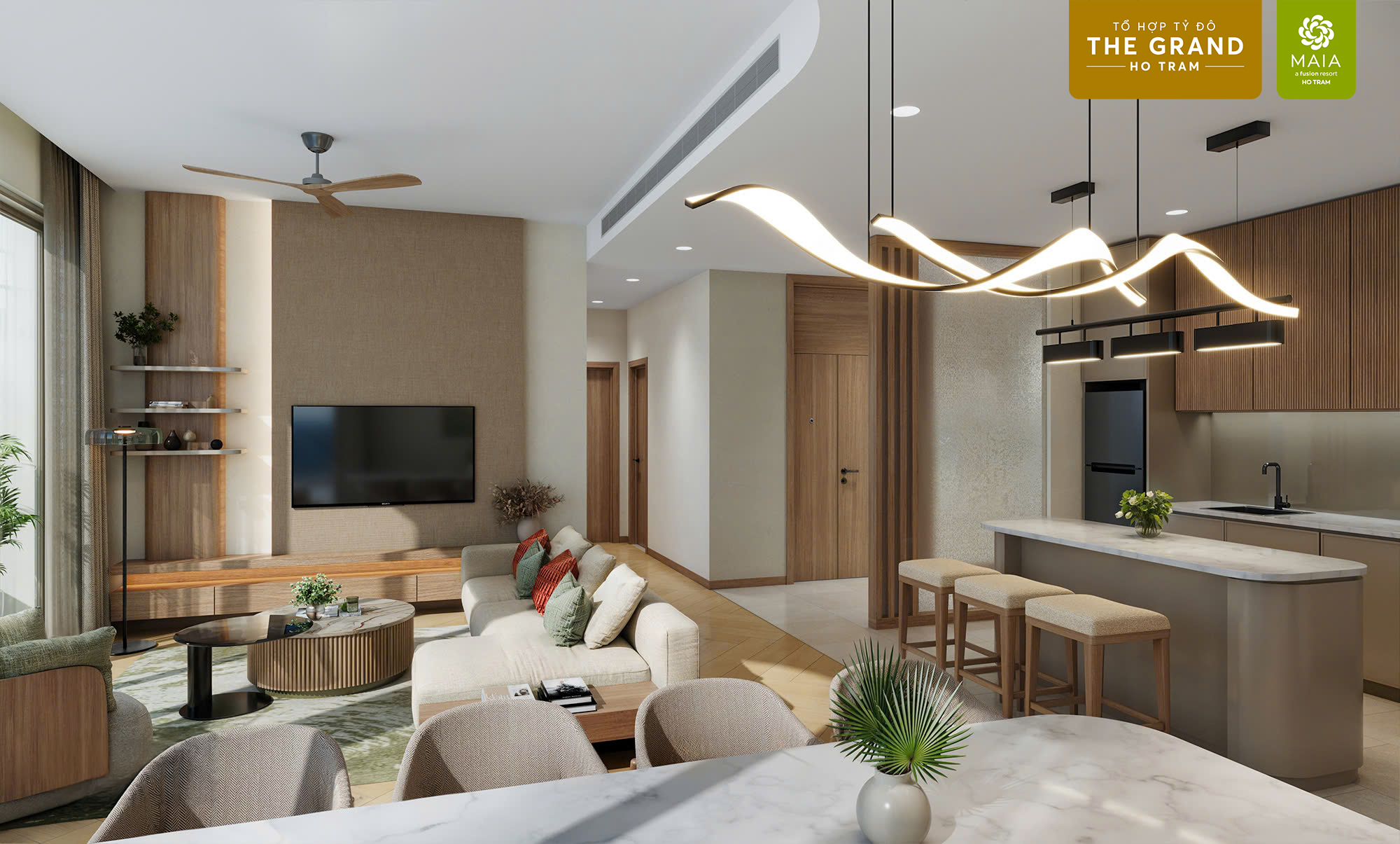 Bàn giao full nội thất 5 sao tiêu chuẩn quốc tế