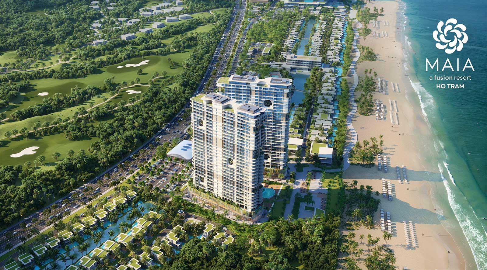 Toàn cảnh sự án Maia Resort Hồ Tràm