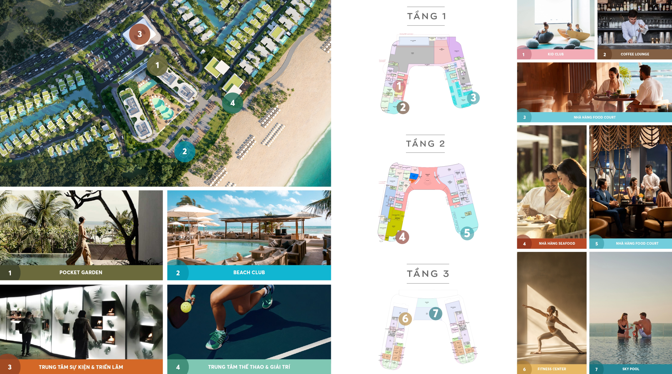 Tiện ích nội khu Maia Resort Hồ Tràm