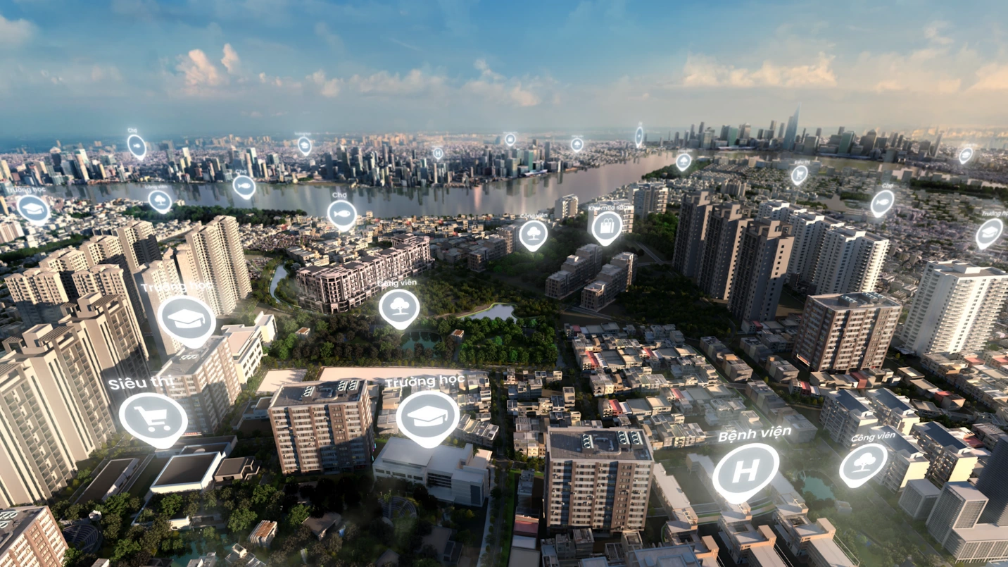 Các tiện ích xung quanh bất động sản có vị trí tốt