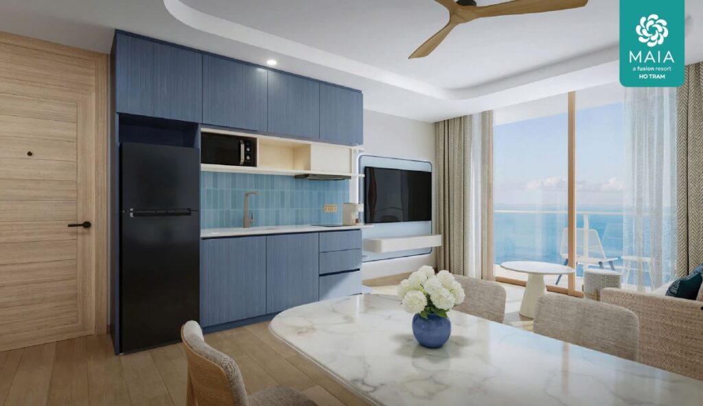 Căn hộ bàn giao hoàn thiện dự án Maia resort Hồ Tràm