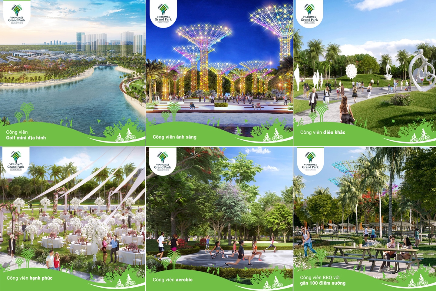 Tiện ích nội khu tại Vinhomes Grand Park