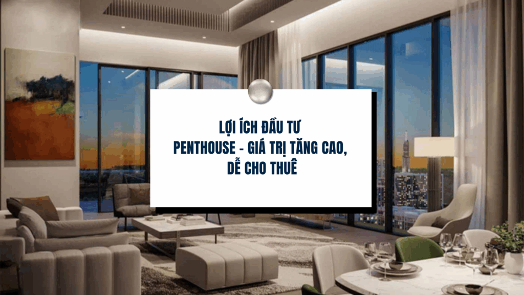 Lợi ích đầu tư Penthouse – giá trị tăng cao, dễ cho thuê