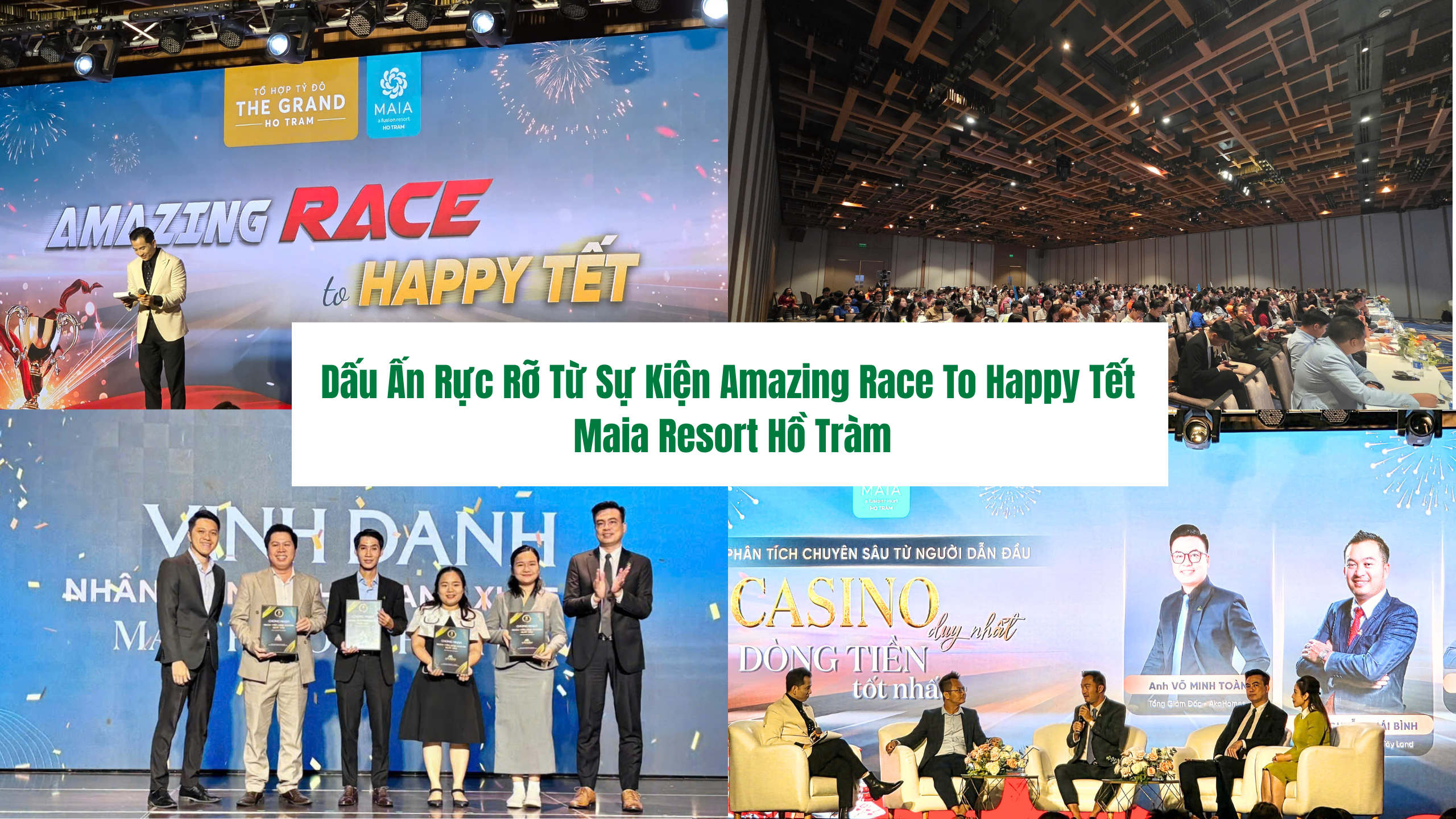 Dấu ấn rực rỡ từ sự kiện Amazing Race To Happy Tết Maia Resort Hồ Tràm