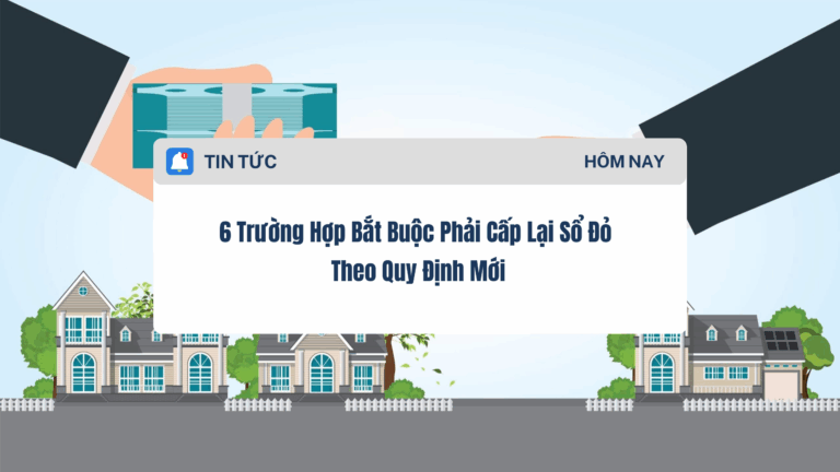 6 Trường Hợp Bắt Buộc Phải Cấp Lại Sổ Đỏ Theo Quy Định Mới