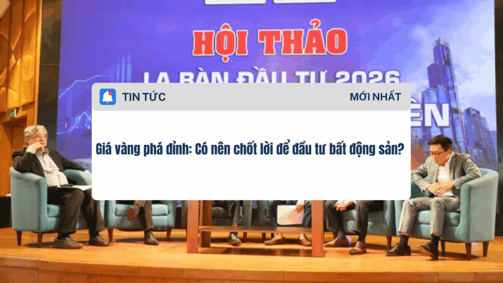Giá vàng phá đỉnh Có nên chốt lời để đầu tư bất động sản