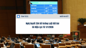 Nghị Quyết 254 Gỡ Vướng Luật Đất Đai Có Hiệu Lực Từ 112026