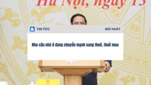 Nhu cầu nhà ở đang chuyển mạnh sang thuê, thuê mua