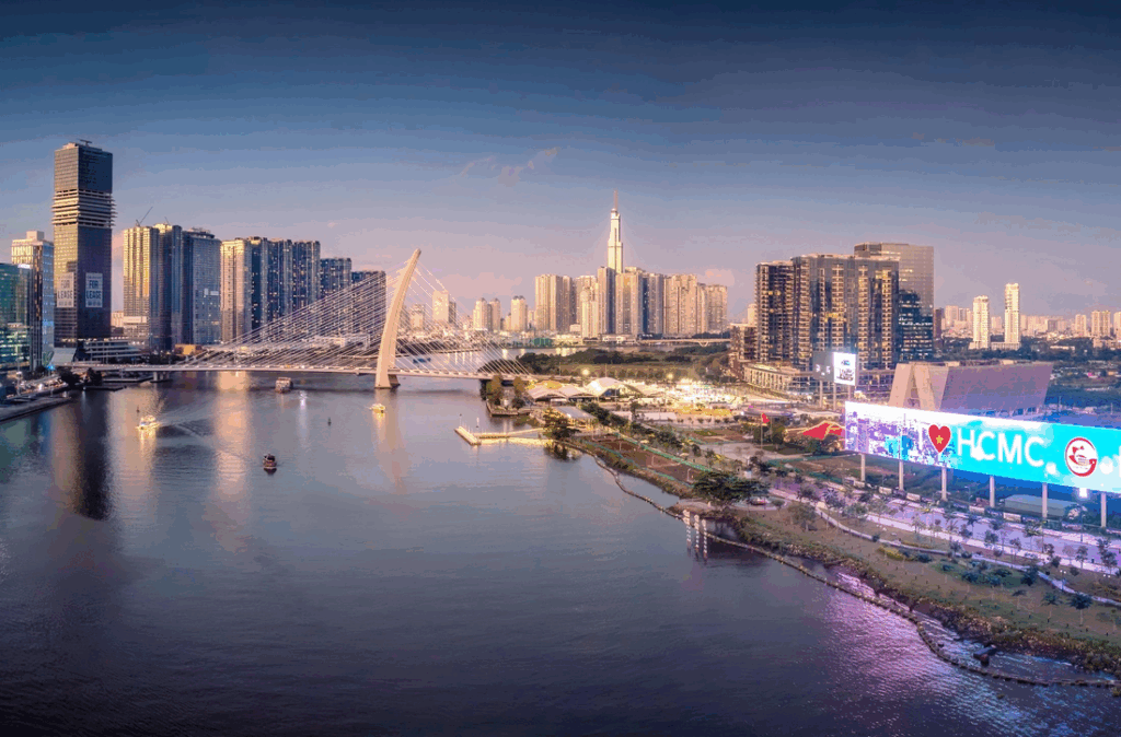 Khu đô thị mới Thủ Thiêm kết nối thêm với trung tâm TP.HCM bằng các hệ thống giao thông qua sông Sài Gòn