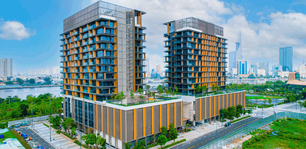 Khu Empire City nhìn từ bên ngoài