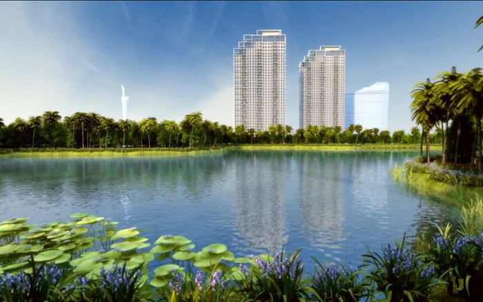 Hình ảnh minh họa hồ điều hòa Phú Đô