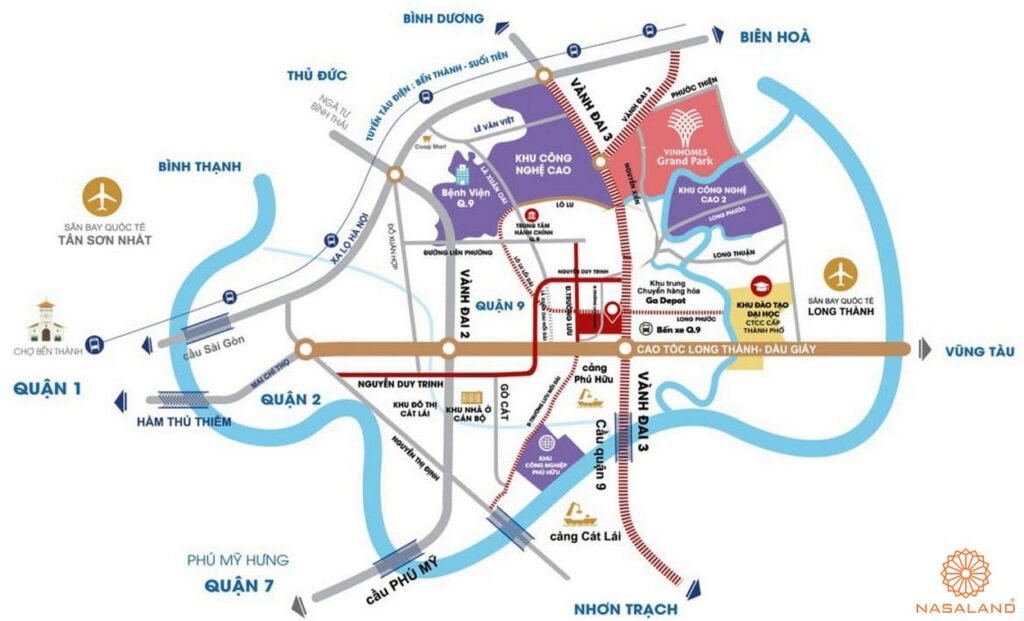 Lộ trình phát triển cơ sở hạ tầng Vinhomes Grand Park Q9