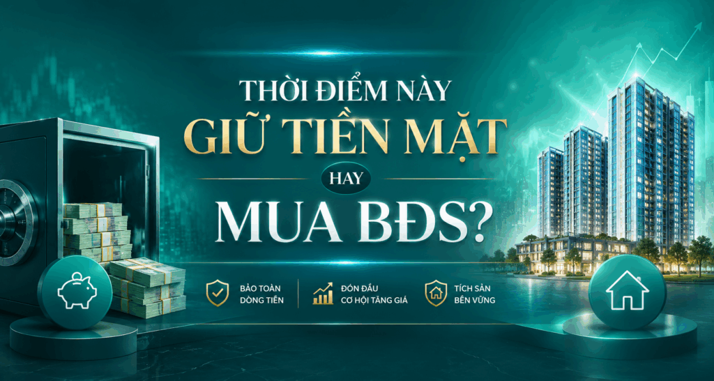 Thời điểm này giữ tiền mặt hay mua BĐS