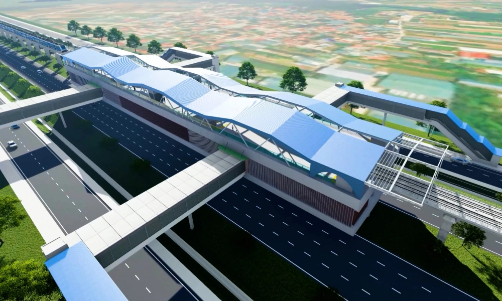 Mô phỏng Tuyến metro số 5 (Tuyến Văn Cao - Hòa Lạc)
