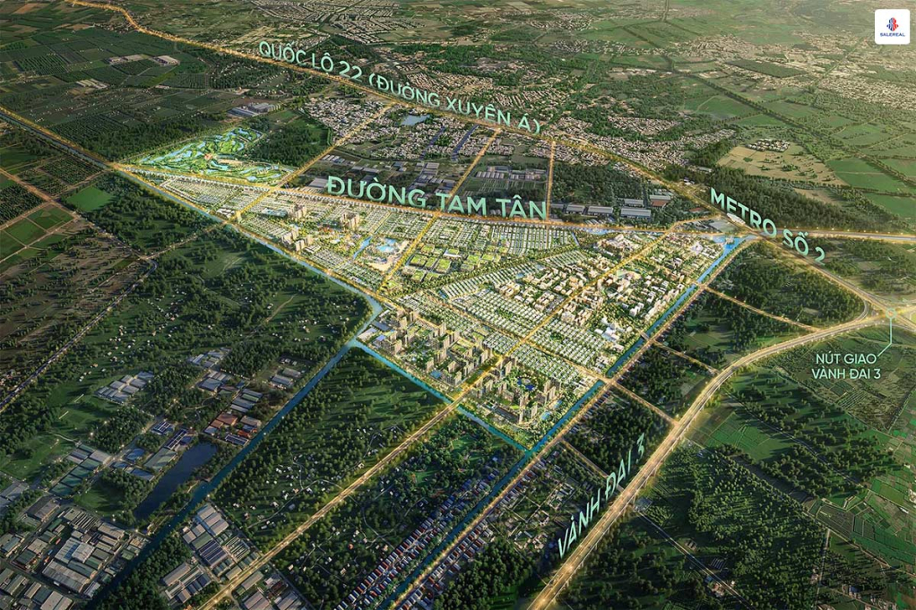 Dự án Vinhomes Hóc Môn nằm ngay bên cạnh đường Vành Đai 3