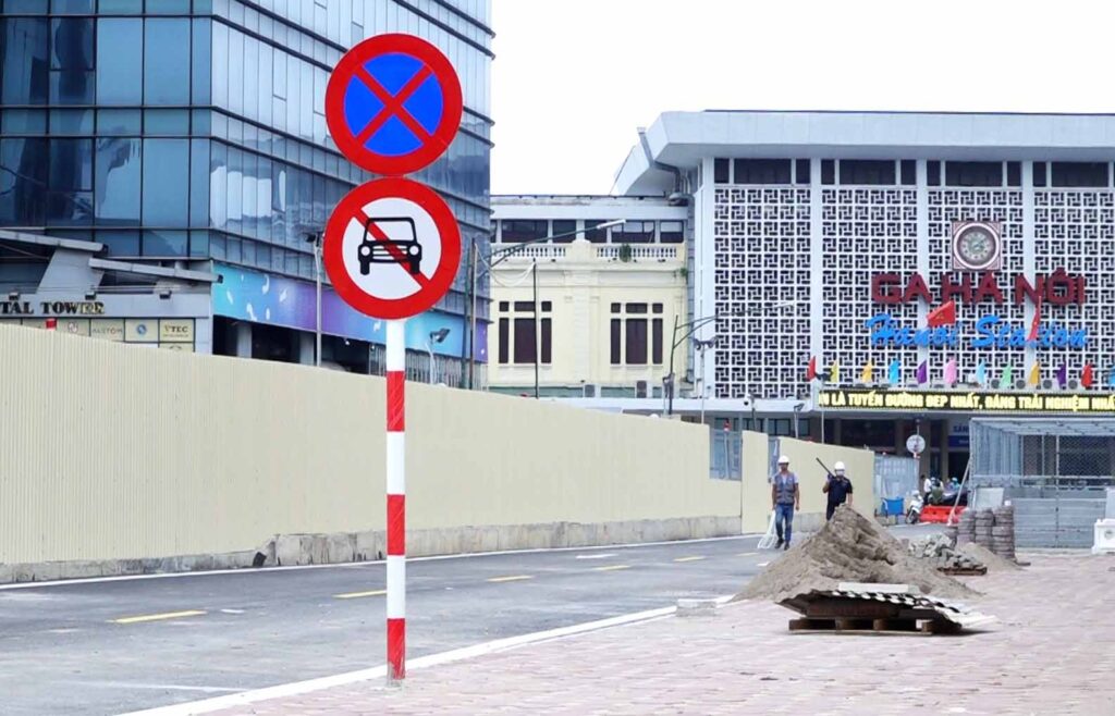 Phần mở rộng phía sau: Tuyến ga Hà Nội – Hoàng Mai