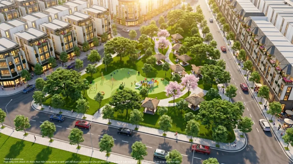 Vườn nướng Mỹ Vị rộng 5.600 m², nơi gia đình và bạn bè có thể quây quần thưởng thức buổi tối tại Bạch Vân.