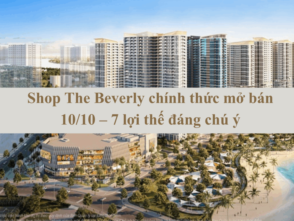 Chính sách bán hàng Shop The Beverly từ 10/10/2026