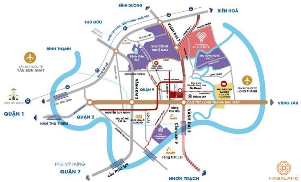 Khảo sát giao thông kết nối Vinhomes Grand Park