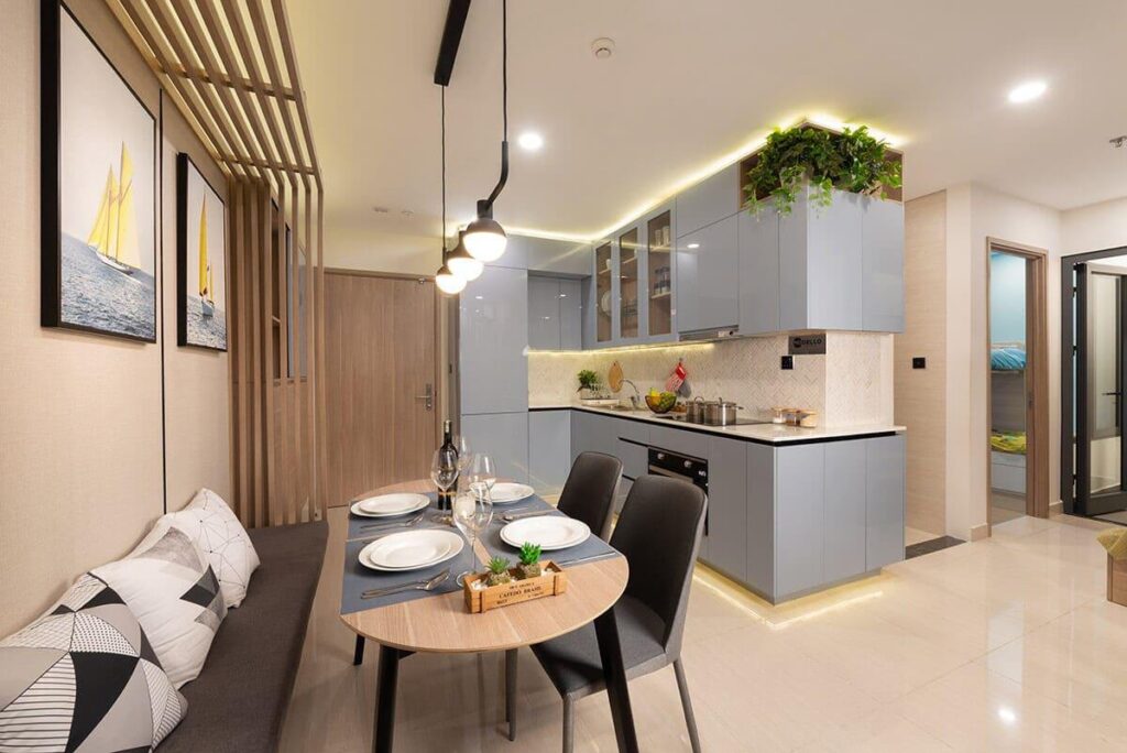 Không gian căn hộ 2 phòng ngủ tại Vinhomes Grand Park