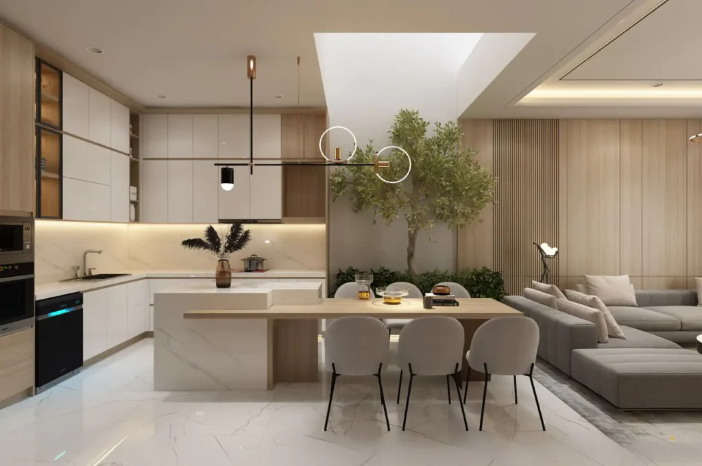 Mặt bằng căn hộ giúp hình dung vị trí các phòng, lối đi và cách tổ chức không gian trước khi đưa vào sử dụng