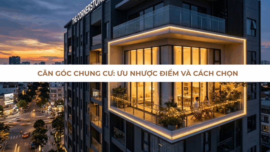 Căn góc chung cư: Ưu nhược điểm và cách chọn