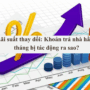 Lãi suất thay đổi: Khoản trả nhà hằng tháng bị tác động ra sao?